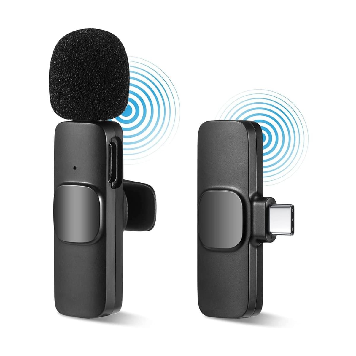 PENTHA - Micrófono Inalámbrico Lavalier K8 Solapero Entrada Tipo C