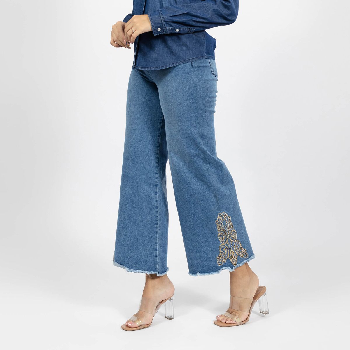 PARADA 111 - JEAN WIDE LEG MUJER PARADA 111 MICAELA