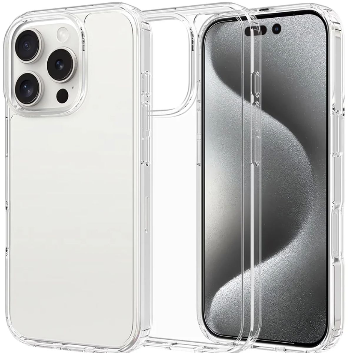 SPACE - Case Space Anticaida iPhone 16 Pro Max - Transparente