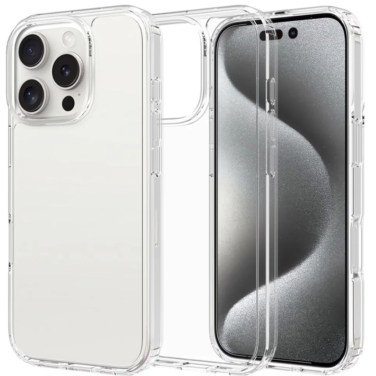 SPACE - Case Space Anticaida iPhone 16 Pro - Transparente