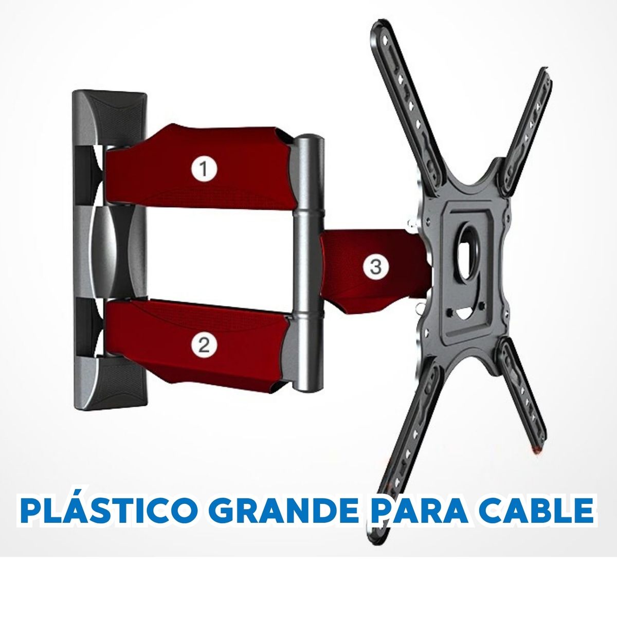 PENTHA - Rack Soporte de TV Full Motion Tv 32 - 55 35kg
