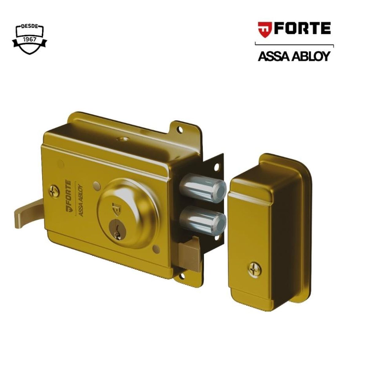 FORTE - Cerradura FORTE F-114 2 golpes