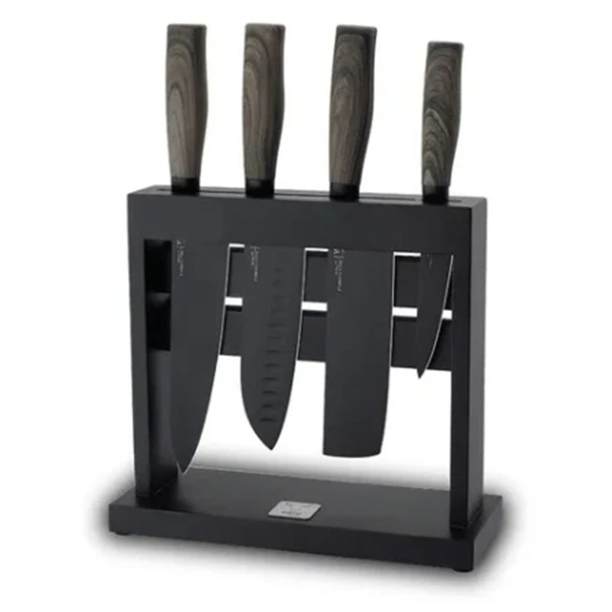 WAYU - SET DE CUCHILLOS DE ACERO INOXIDABLE CON SOPORTE WAYU