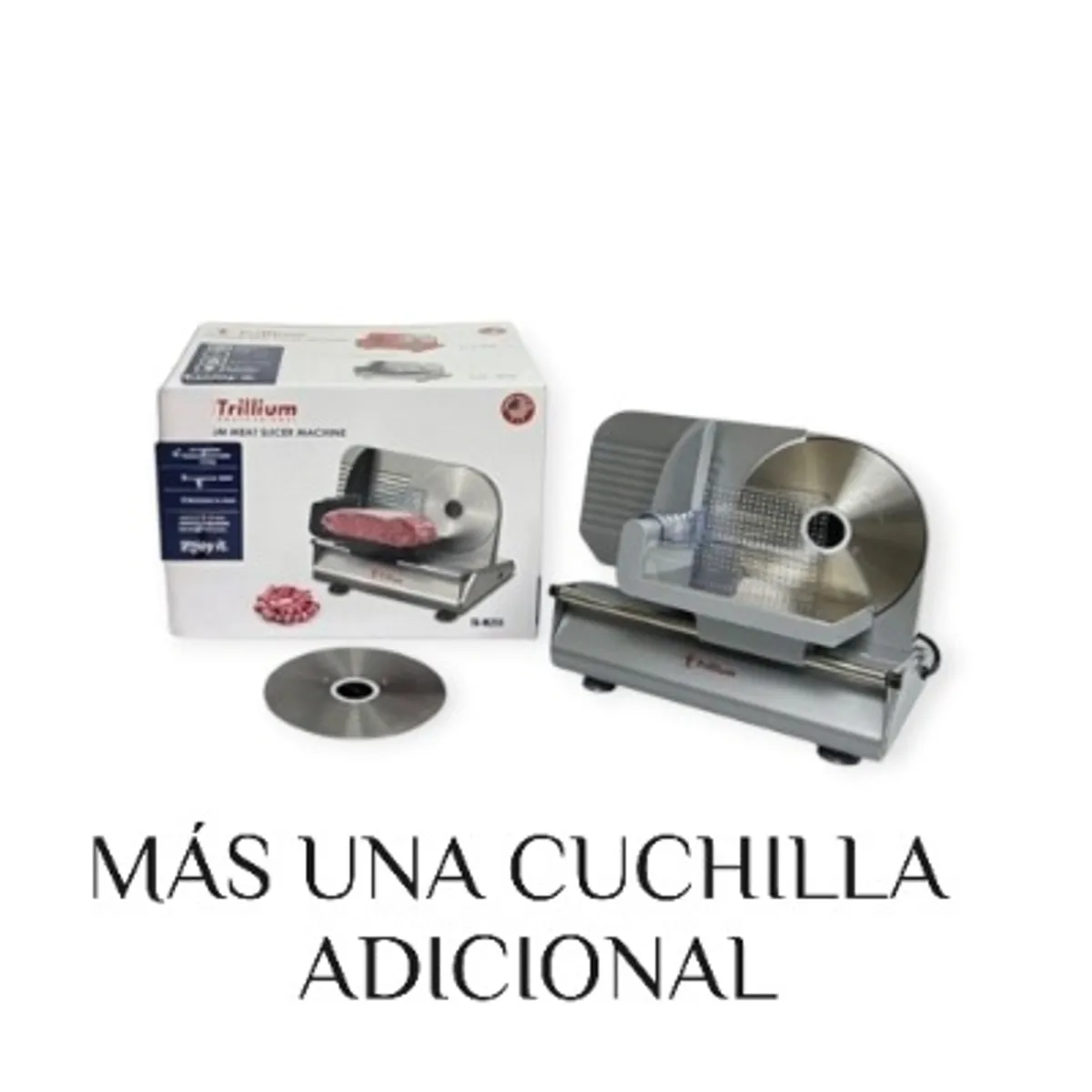 GENERICO - CORTADOR DE EMBUTIDOS JAMÓN & QUESO 500W MAS UNA CUCHILLA ADICIONAL