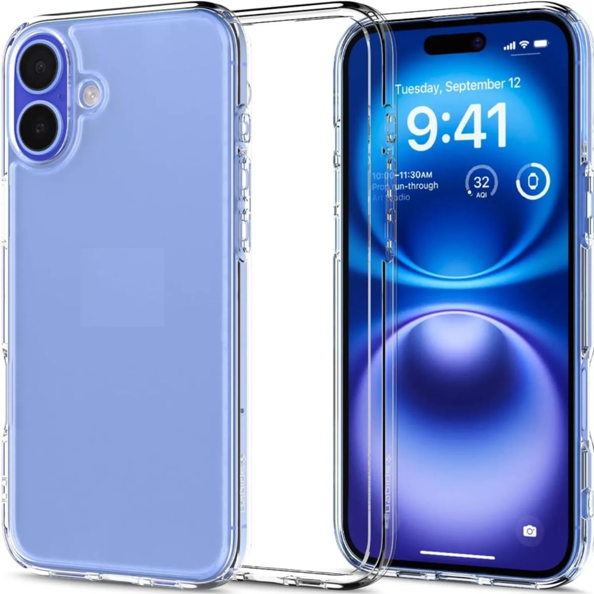 SPACE - Case Space Anticaida iPhone 16 Plus - Transparente