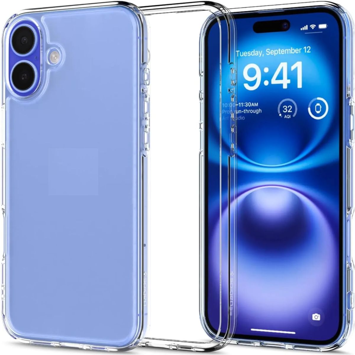 SPACE - Case Space Anticaida iPhone 16 Plus - Transparente