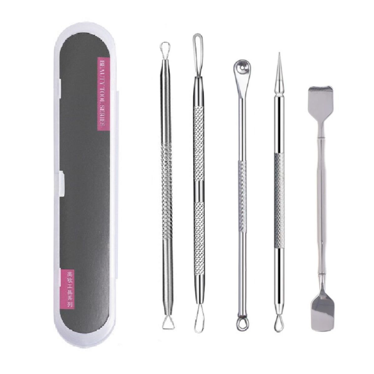 GENERICO - Removedor Extractor Puntos Negros Espátula Saca Comedones