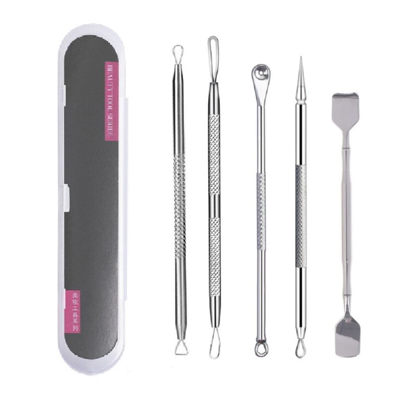 GENERICO - Removedor Extractor Puntos Negros Espátula Saca Comedones