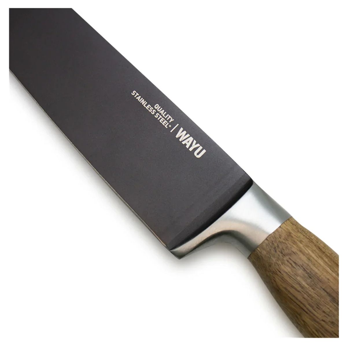WAYU - CUCHILLO DE ACERO INOXIDABLE Y MADERA ACACIA WAYU 34 CM