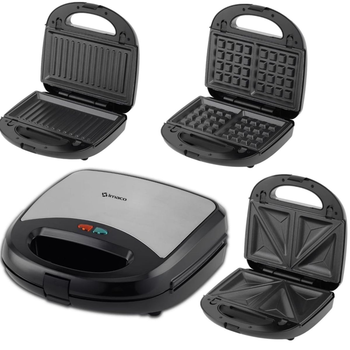 IMACO - Combo Herevidor de 18L KE1801 + Sandwichera 3en1