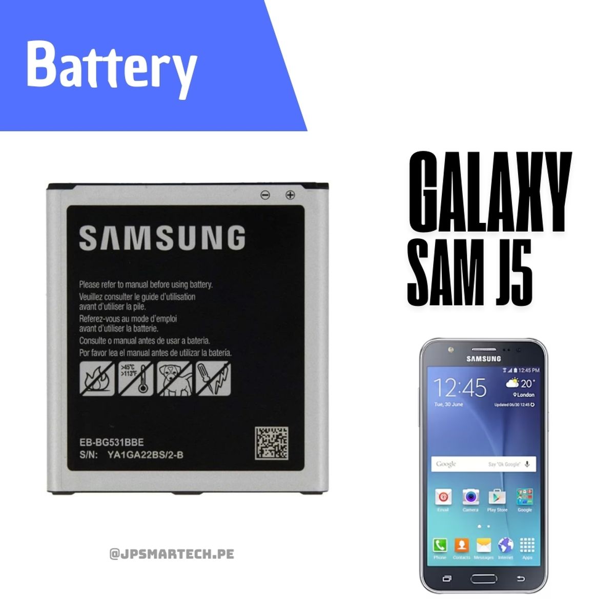 OEM - Bateria Para Samsung Galaxy J5
