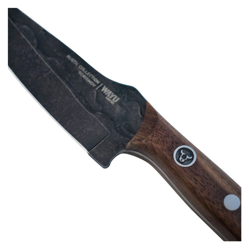 WAYU - CUCHILLO PAIRING CON FUNDA RUSTIC COLECCTION WAYU