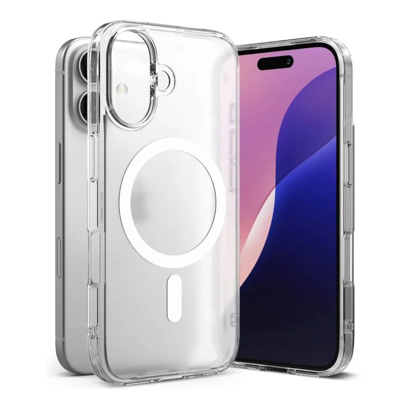 GENERICO - Case Clear para iPhone 16 con MagSafe - Transparente