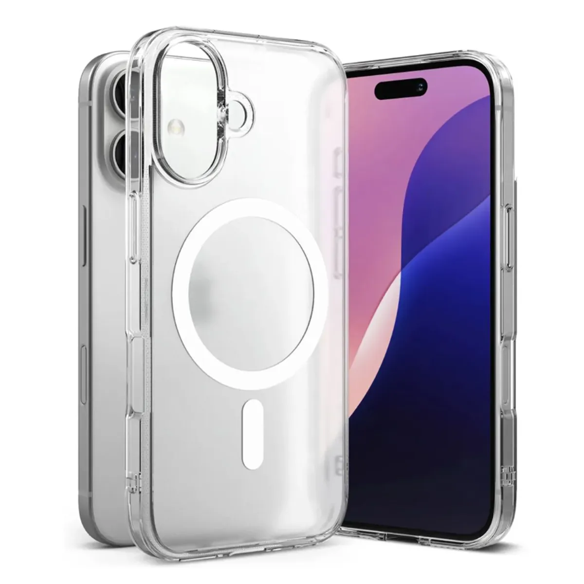 GENERICO - Case Clear para iPhone 16 Plus con MagSafe - Transparente