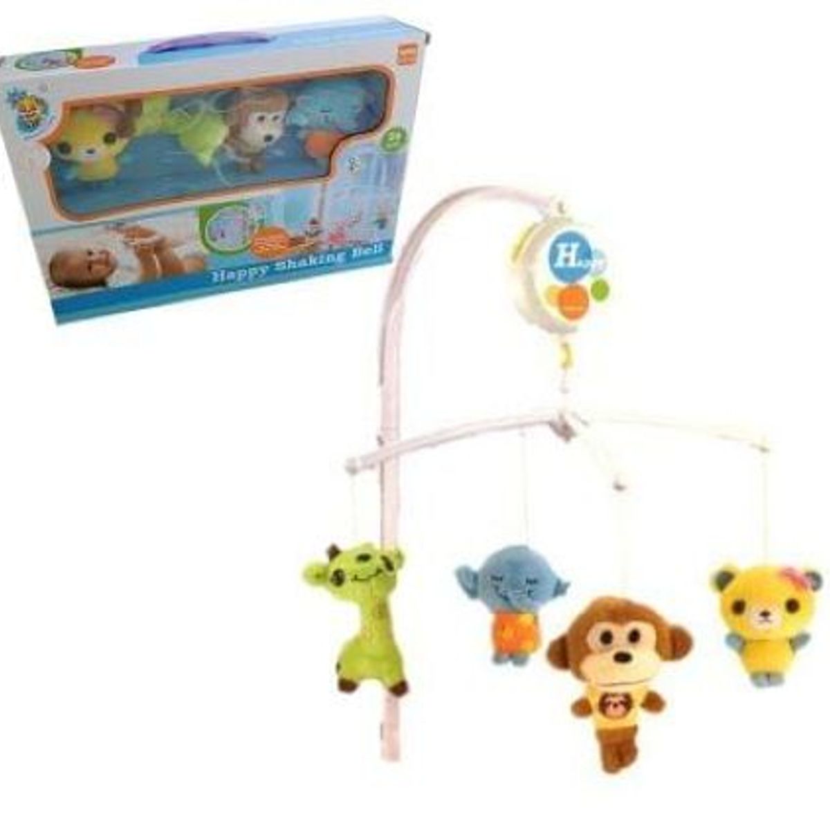 GENERICO - Sonajero Móvil para Cuna con Peluches