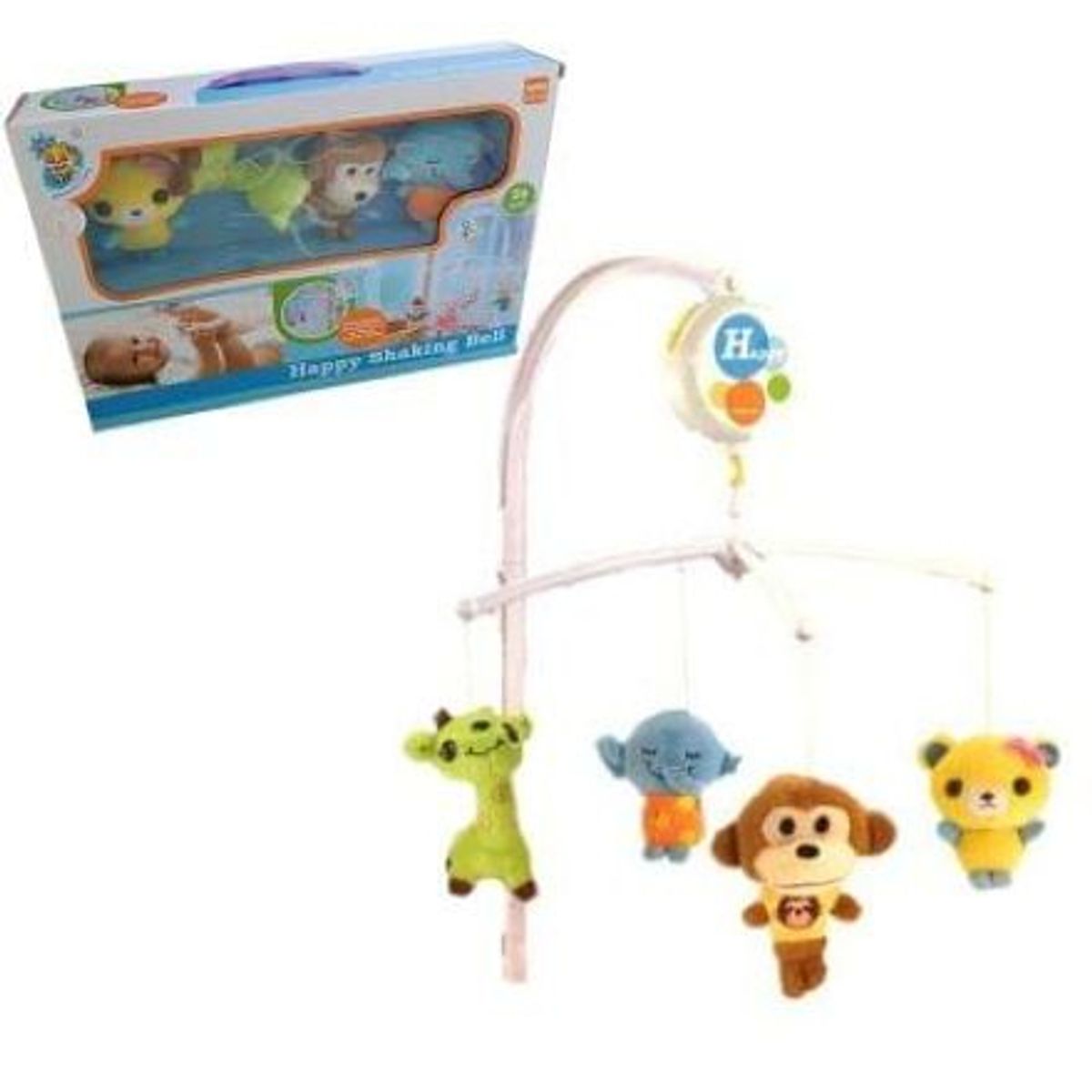 GENERICO - Sonajero Móvil para Cuna con Peluches