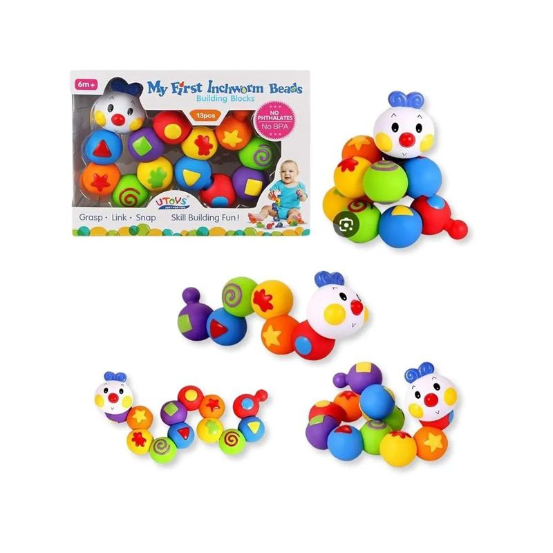 GENERICO - Gusano Didáctico Armable Multicolor