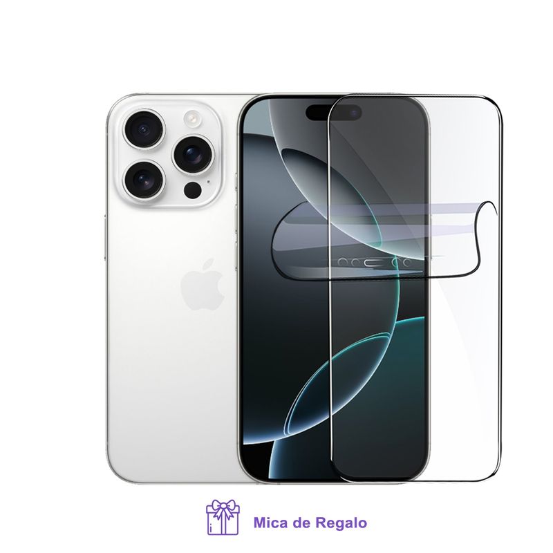APPLE - Iphone 16 Pro 128Gb Esim White Titanium + Mica Hidrogel