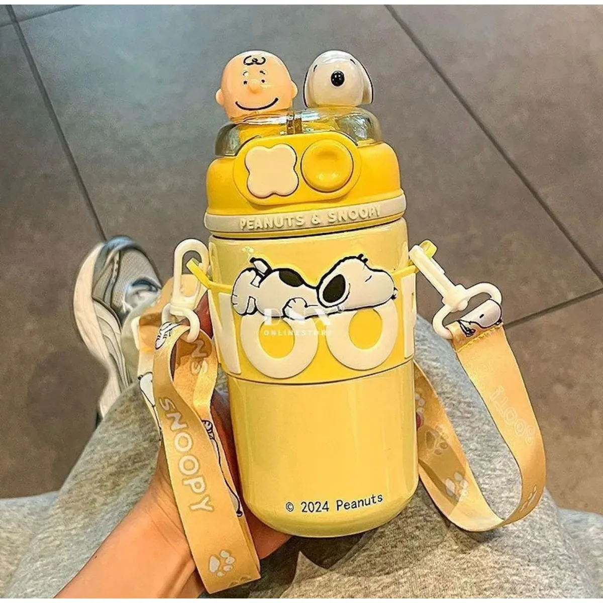 MR PEANUTS - Termo Tomatodo Acero Inoxidable Snoopy 520 ml