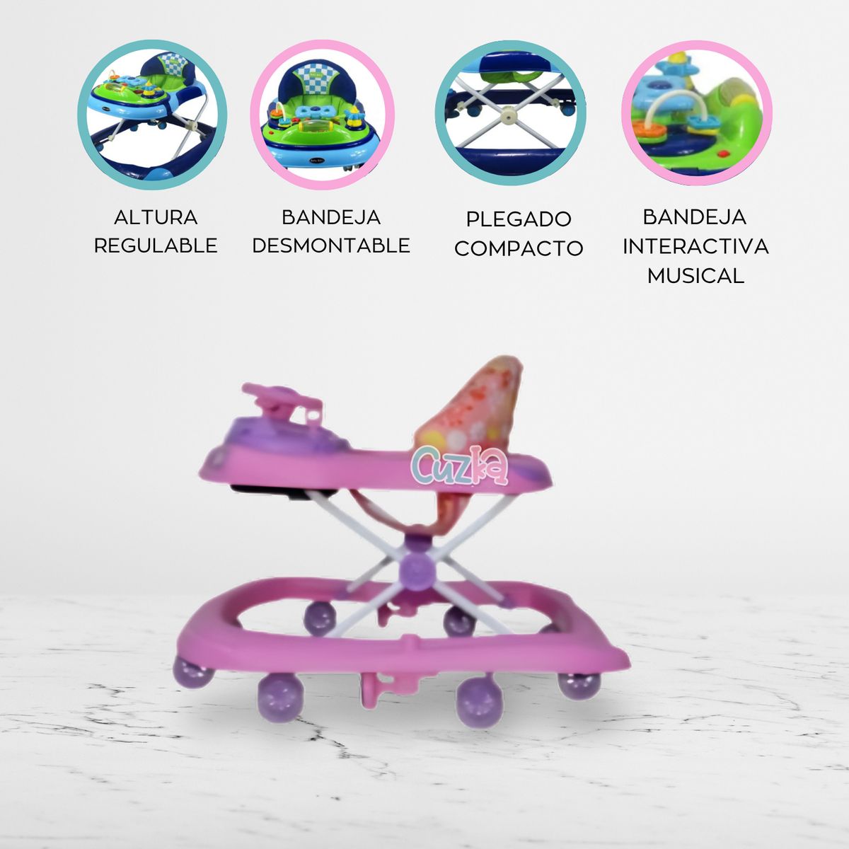 BABY KITS - Andador «RUNNER» Pink