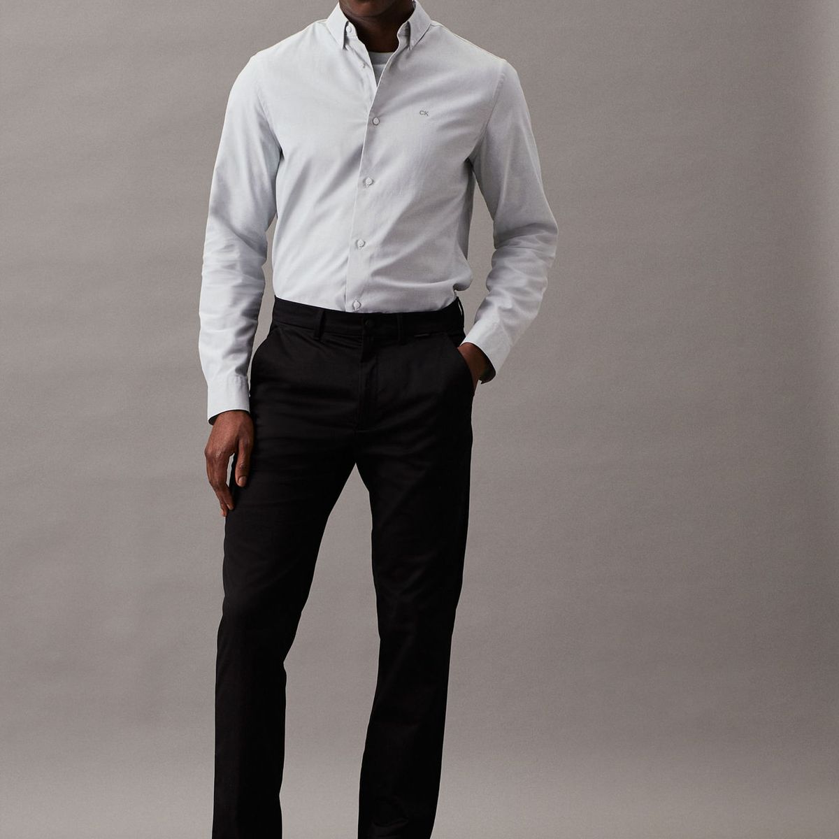 CALVIN KLEIN - CAMISA OXFORD STRETCH REGULAR FIT SHI