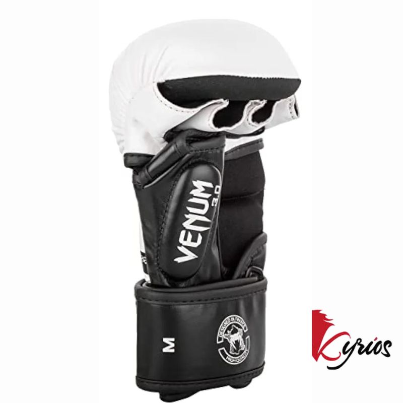 VENUM - Guantes Vale Todo Venum Talla M BlancoNegro + Bucal Venum