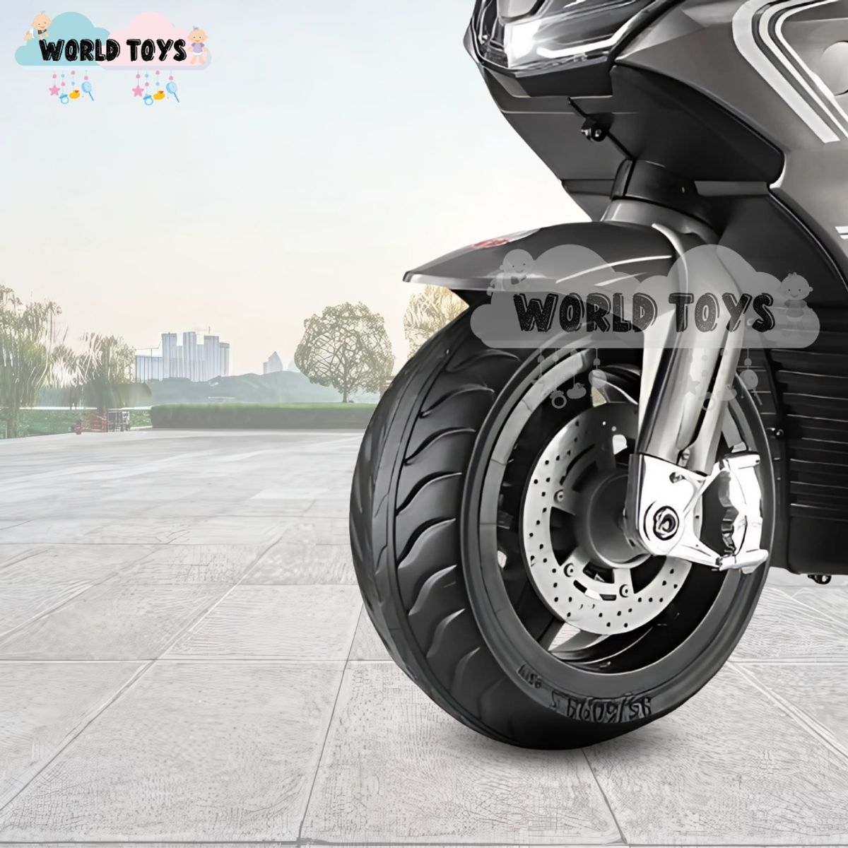 BABY - Trimoto a Batería para Niños «AVENIR» Gray