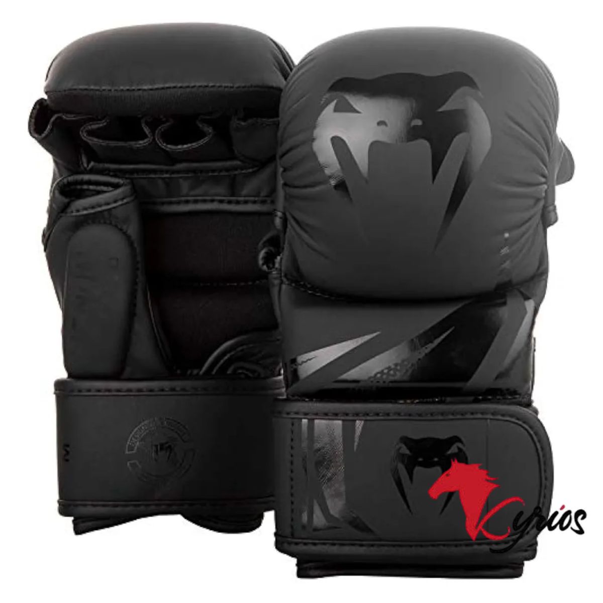 NO LOGO - Guantes Vale Todo Venum Talla M Negro + Bucal Venum
