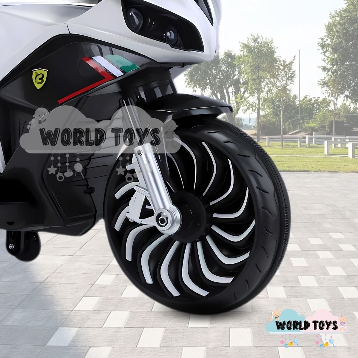 BABY - Trimoto a Batería para Niños «DUCAT ITALY» White