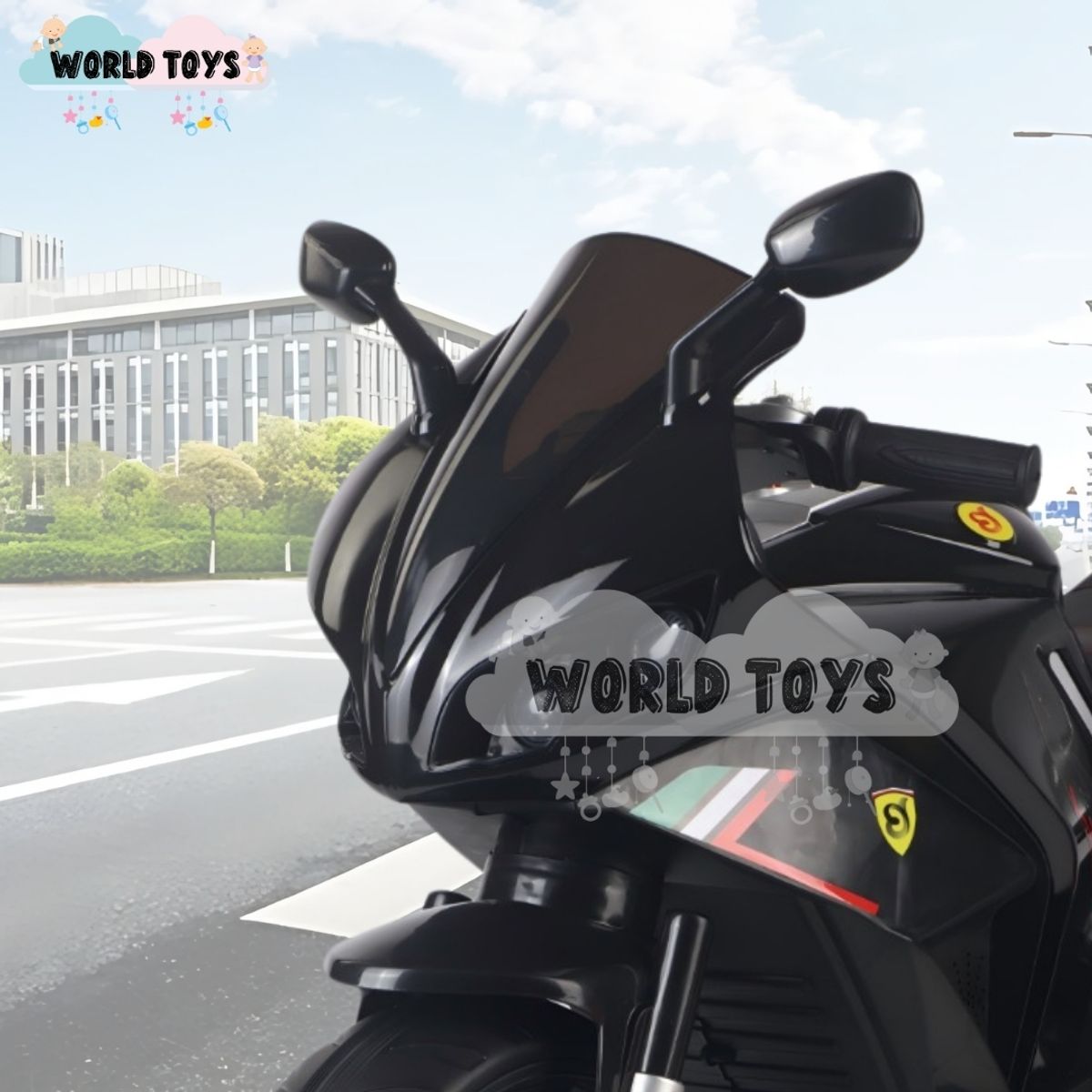 BABY - Trimoto a Batería para Niños «DUCATY SMOKE» Black