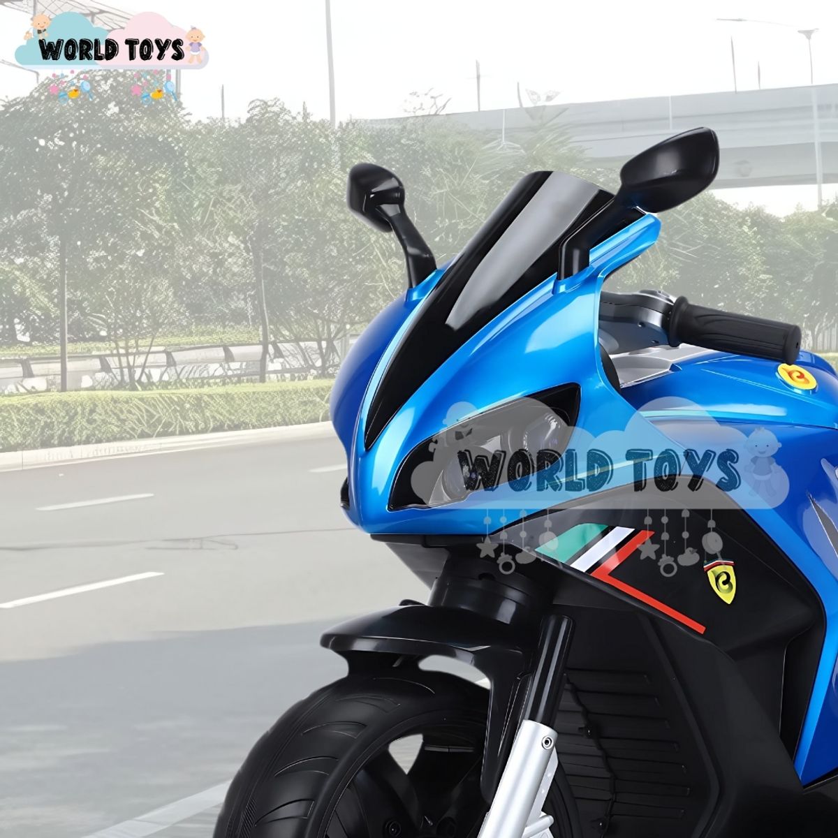 BABY - Trimoto a Batería para Niños «DUCATY SMOKE» Blue