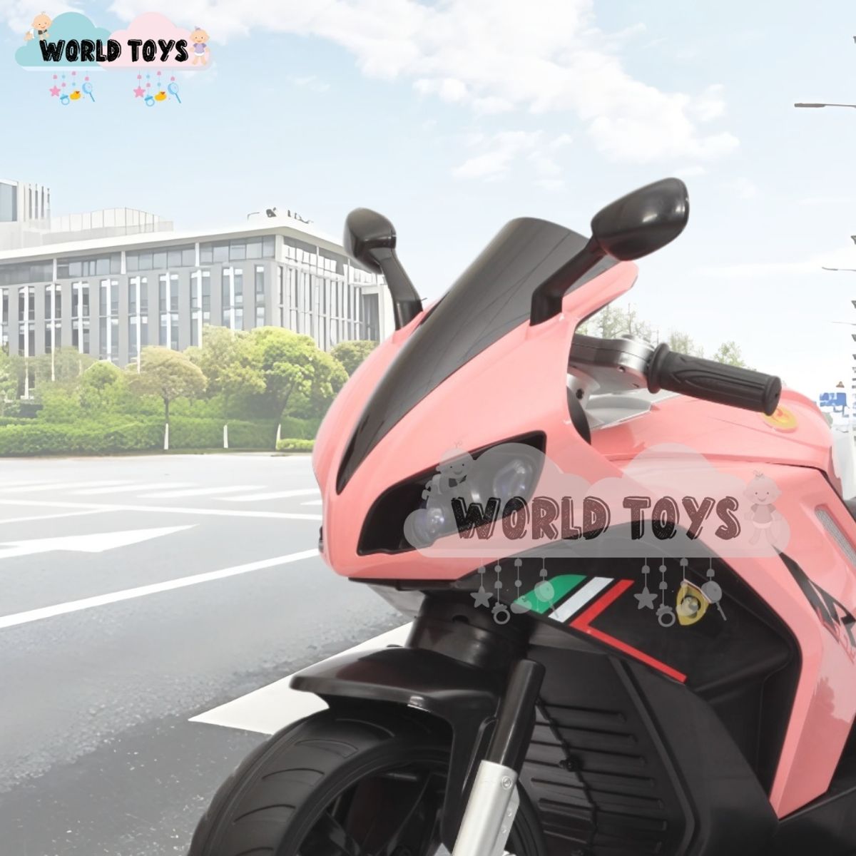 BABY - Trimoto a Batería para Niños «DUCATY SMOKE» Pink