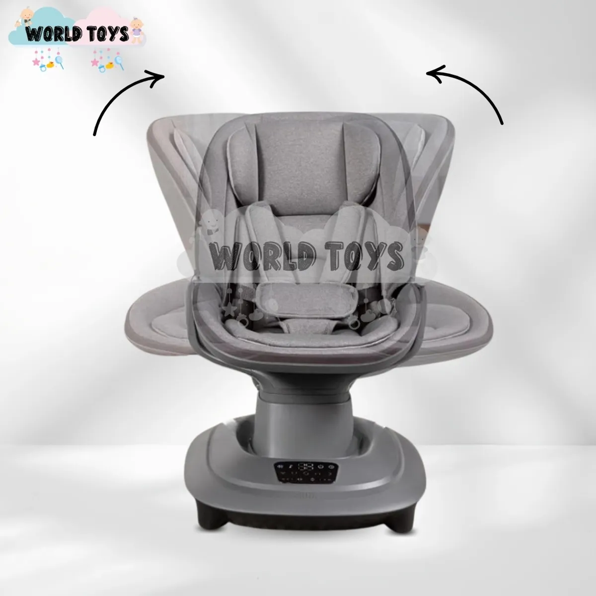 BABY - Mecedora Eléctrica para Bebés «MERCY» Gray