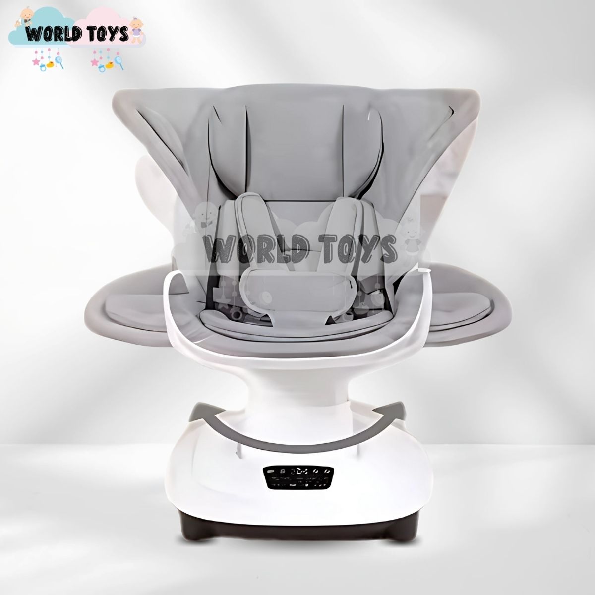 BABY - Mecedora Eléctrica para Bebés «MERCY» Light Gray