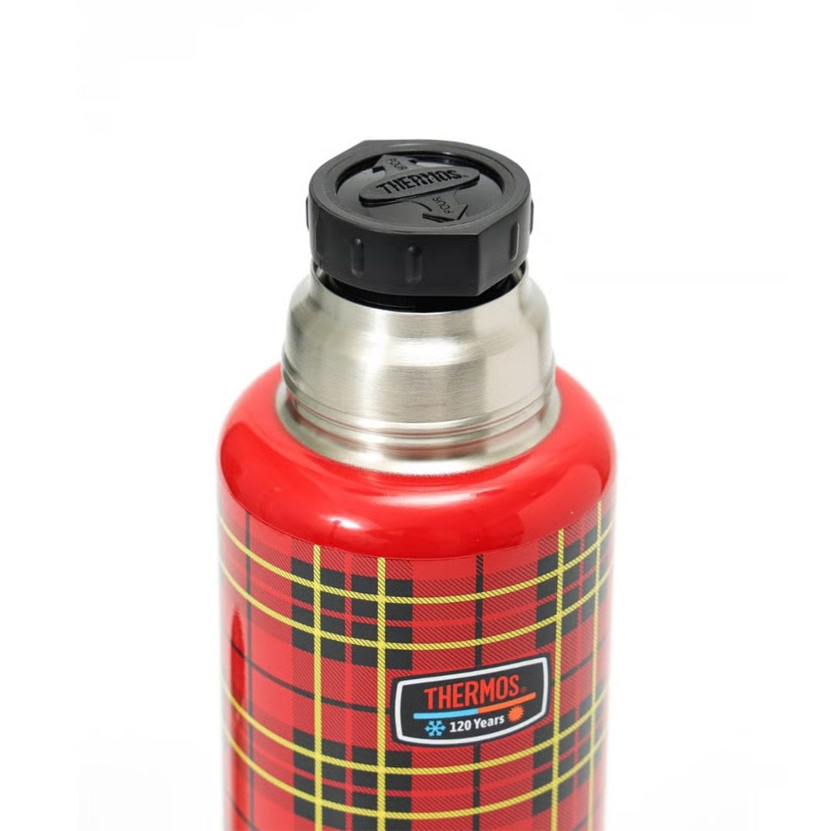 THERMOS - Termo 1.2 L Vintage Thermos Acero Inoxidable Rojo