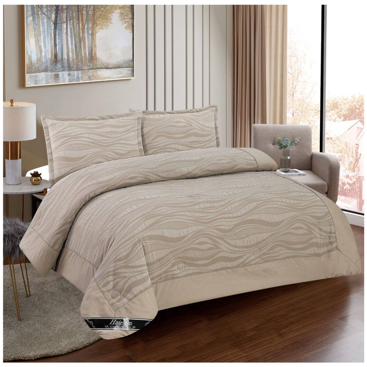 GENERICO - EDREDON HAIRIFON 7 PIEZAS