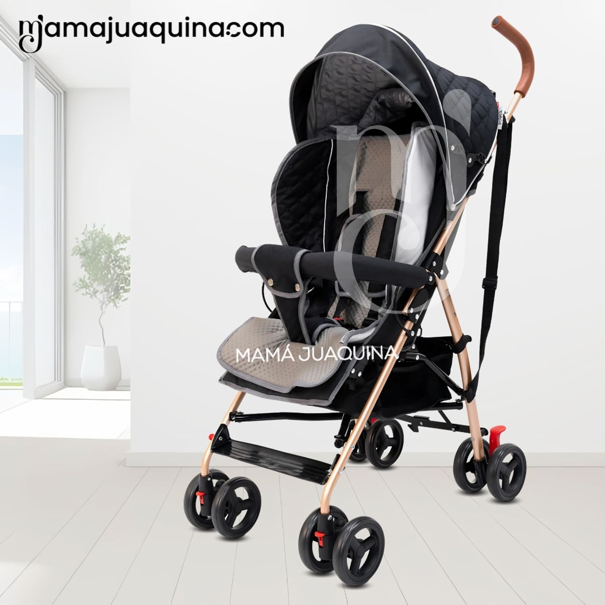 KIDS - Coche Bastón de Lujo «MENDOX» Edicion Limitada Black