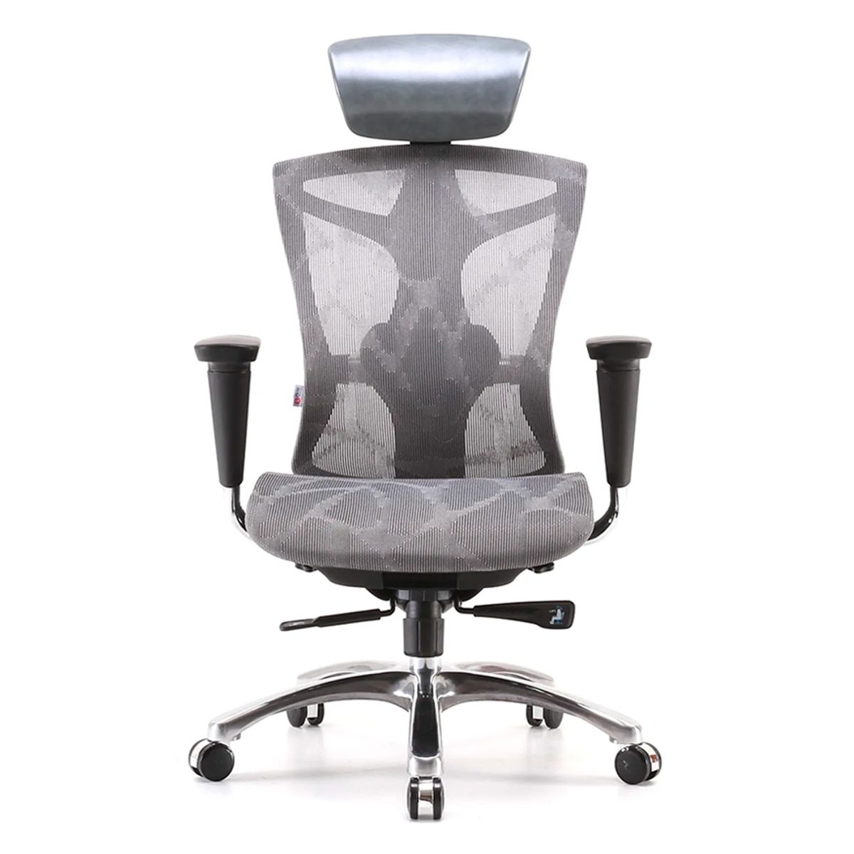 OFIDEAS - Silla Ergonómica Slider Reclinable Brazo 4D Malmo Gris Ofideas
