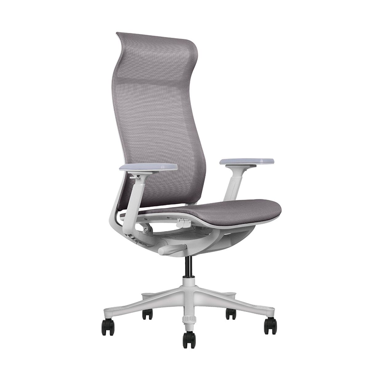 OFIDEAS - Silla Ergonómica Reclinable Brazo 3D Lincoln Gris Ofideas