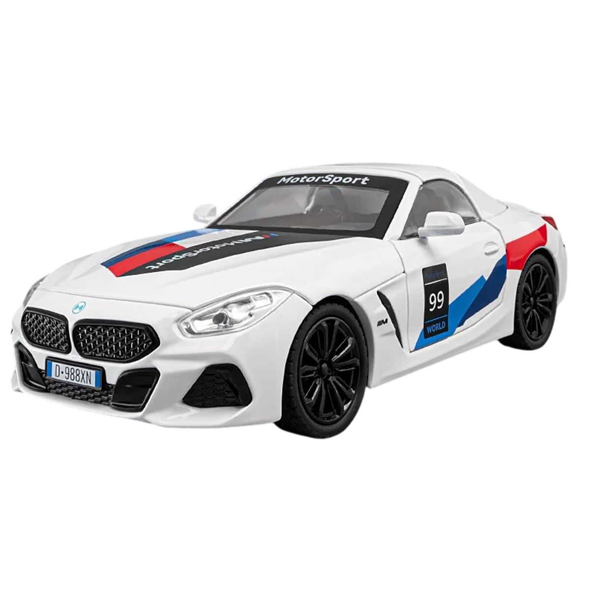 GENERICO - Auto Colección Bmw Z4 Gt Escala 124 Con Sonido Y Luces