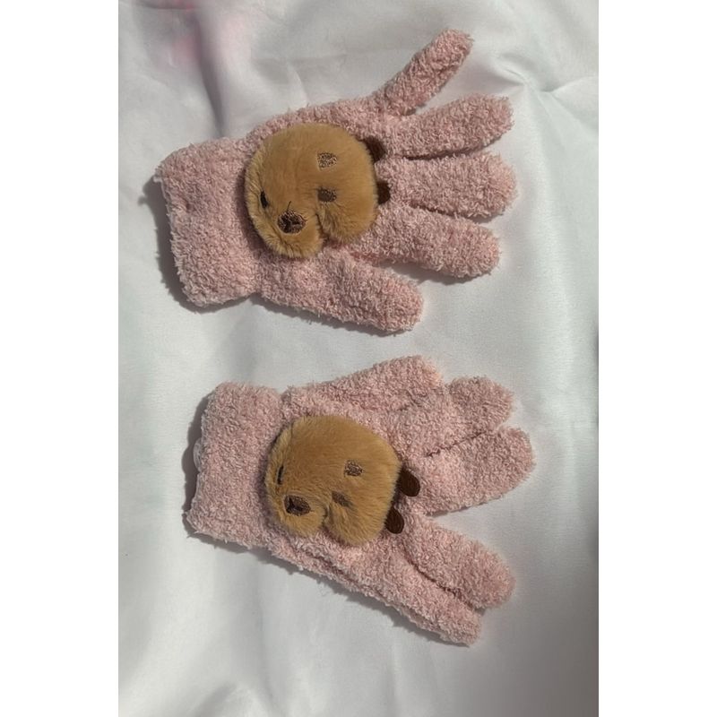 GENERICO - Guantes Infantiles  Personajes invierno Capybara 2