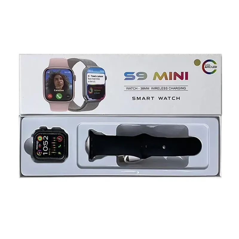 GENERICO - Reloj inteligente S9 Mini con multiples funciones negro