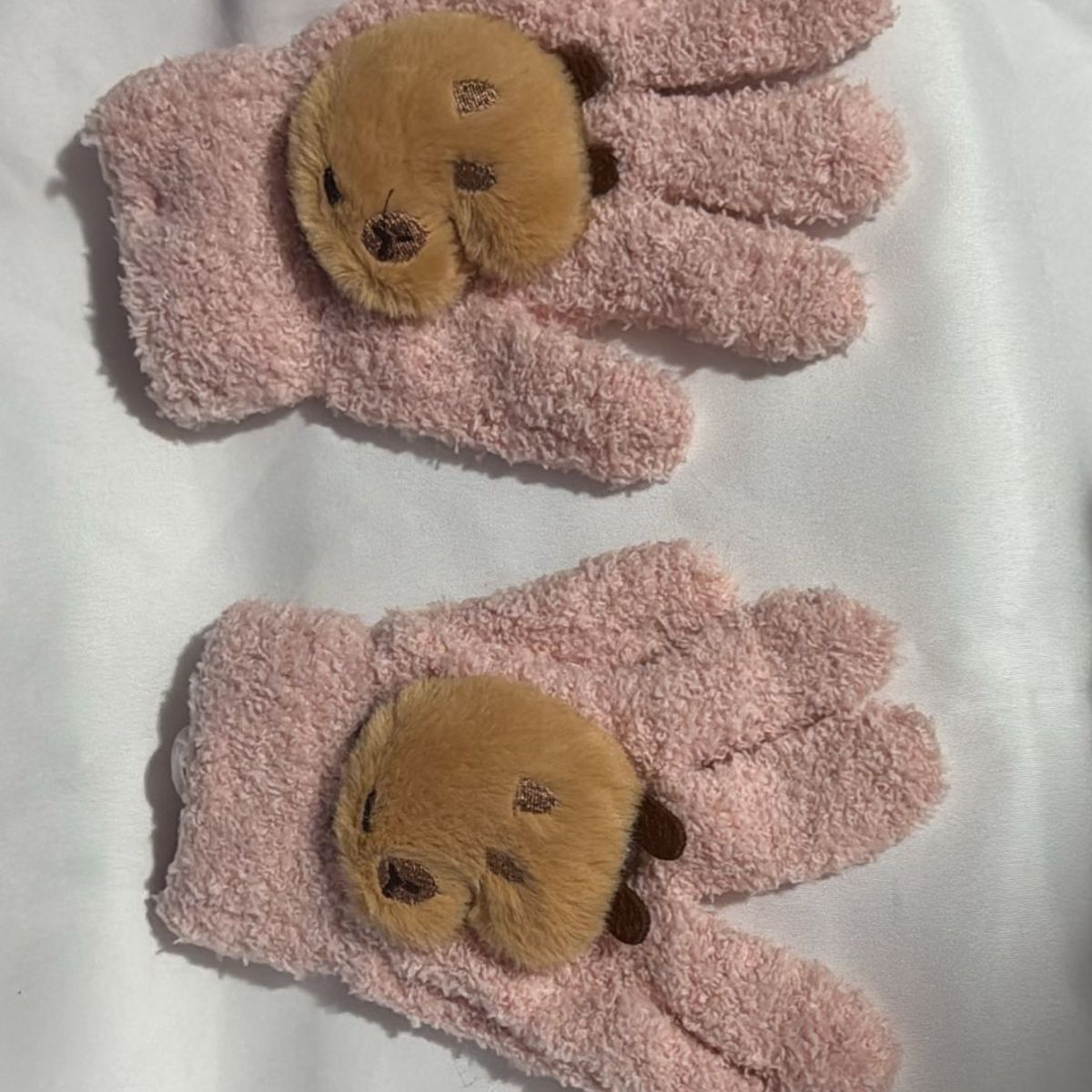 GENERICO - Guantes Plush Capibara  Para Niños Invierno