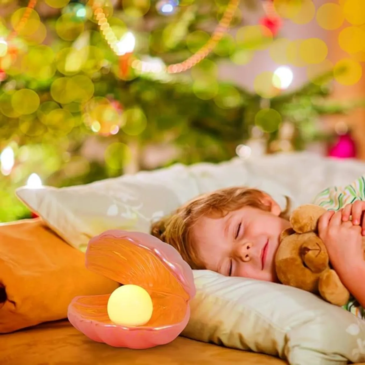 GENERICO - Lampara Led de Perla Marina - Color Rosado