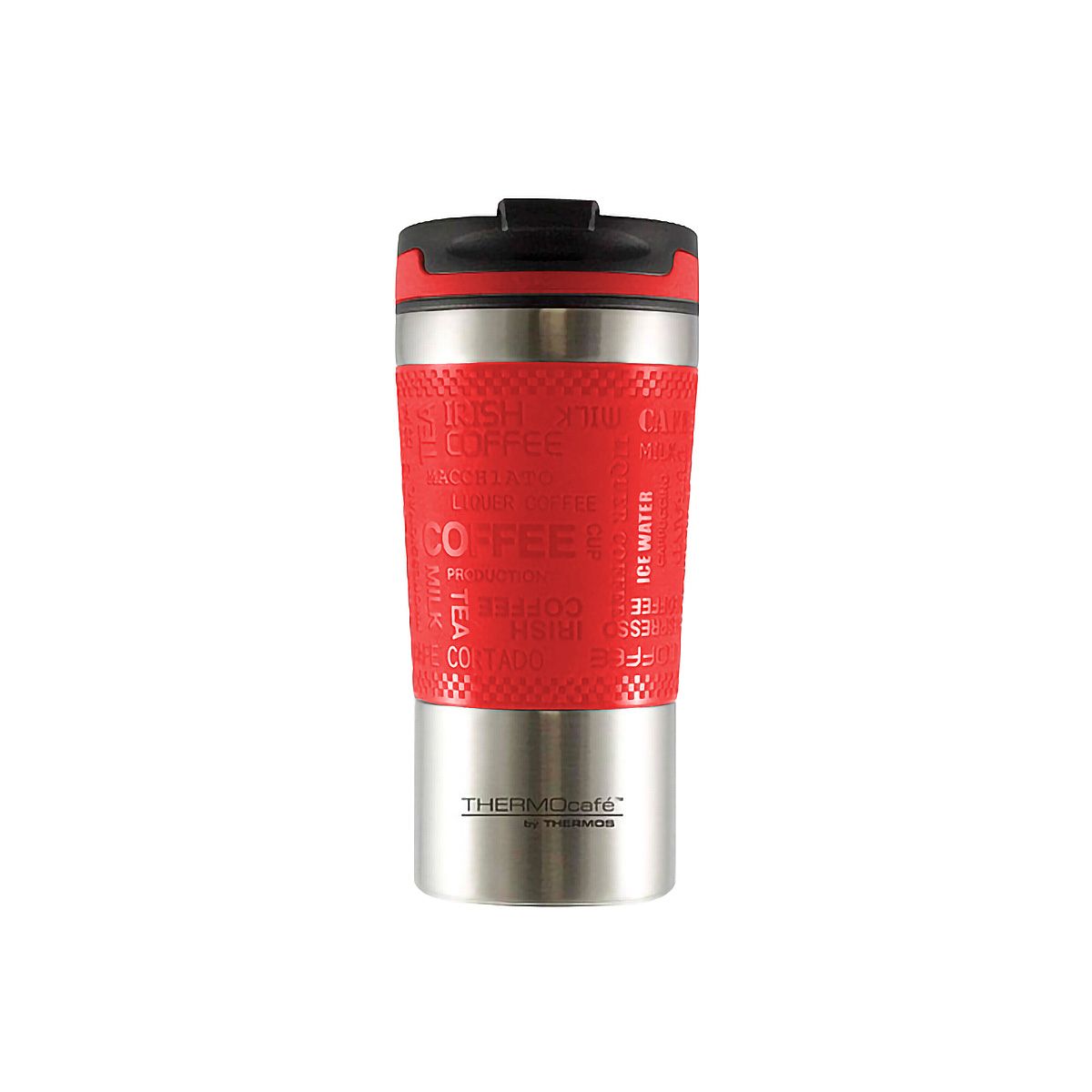 THERMOS - Mug Taza de Acero Inoxidable Thermos 360 ml Barista Rojo