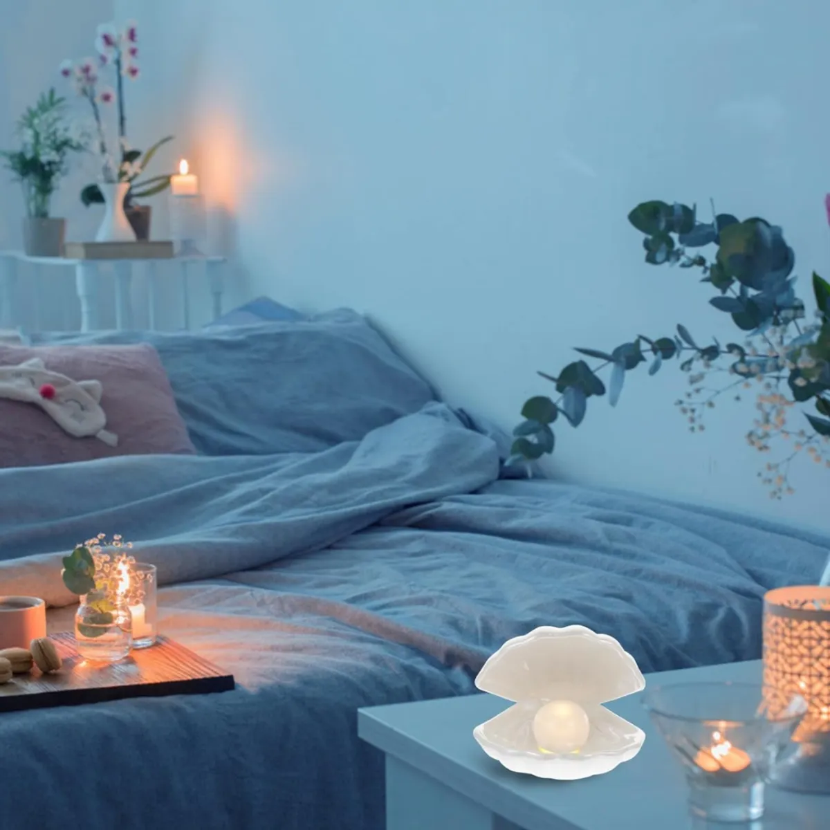 GENERICO - Lampara Led de Perla Marina - Color Blanco