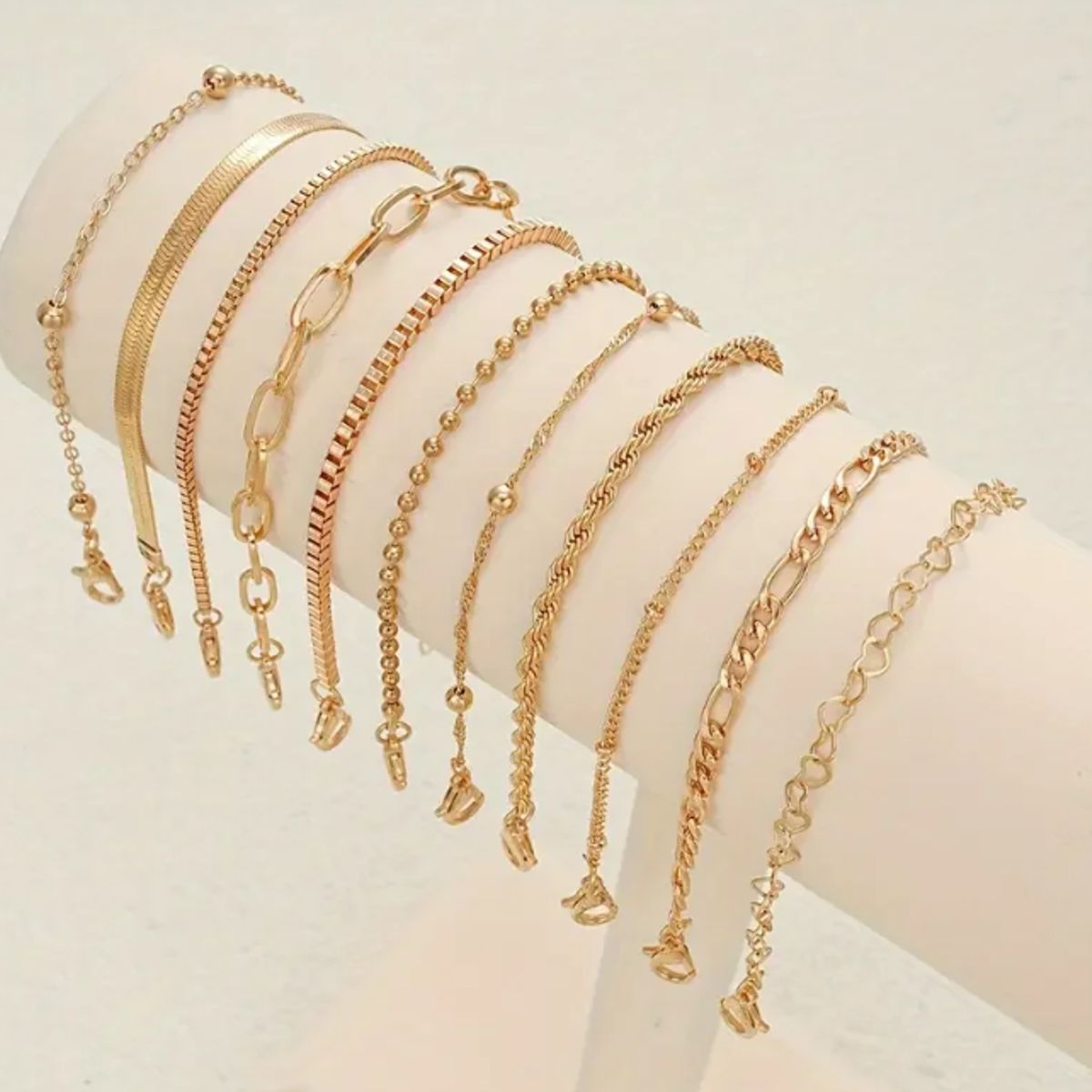 GENERICO - Conjunto De Pulsera 11 Piezas Para Mujer Modelo Boho