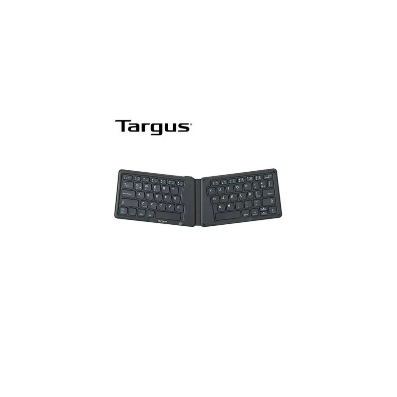 TARGUS - Teclado Targus Akf003 Plegable Multipunto Antimikrobiano Inalámbrico Negro Bluetooth