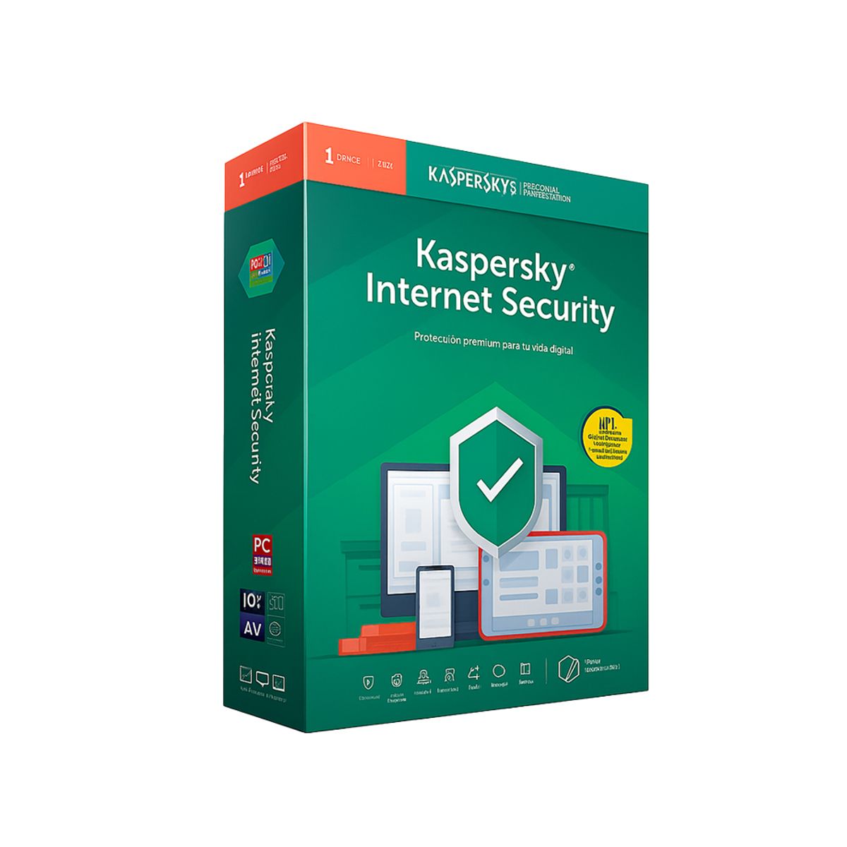 KASPERSKY - Kaspersky Internet Security 2023 - Protección Total Online, Para 1 Dispositivo, Versión Di