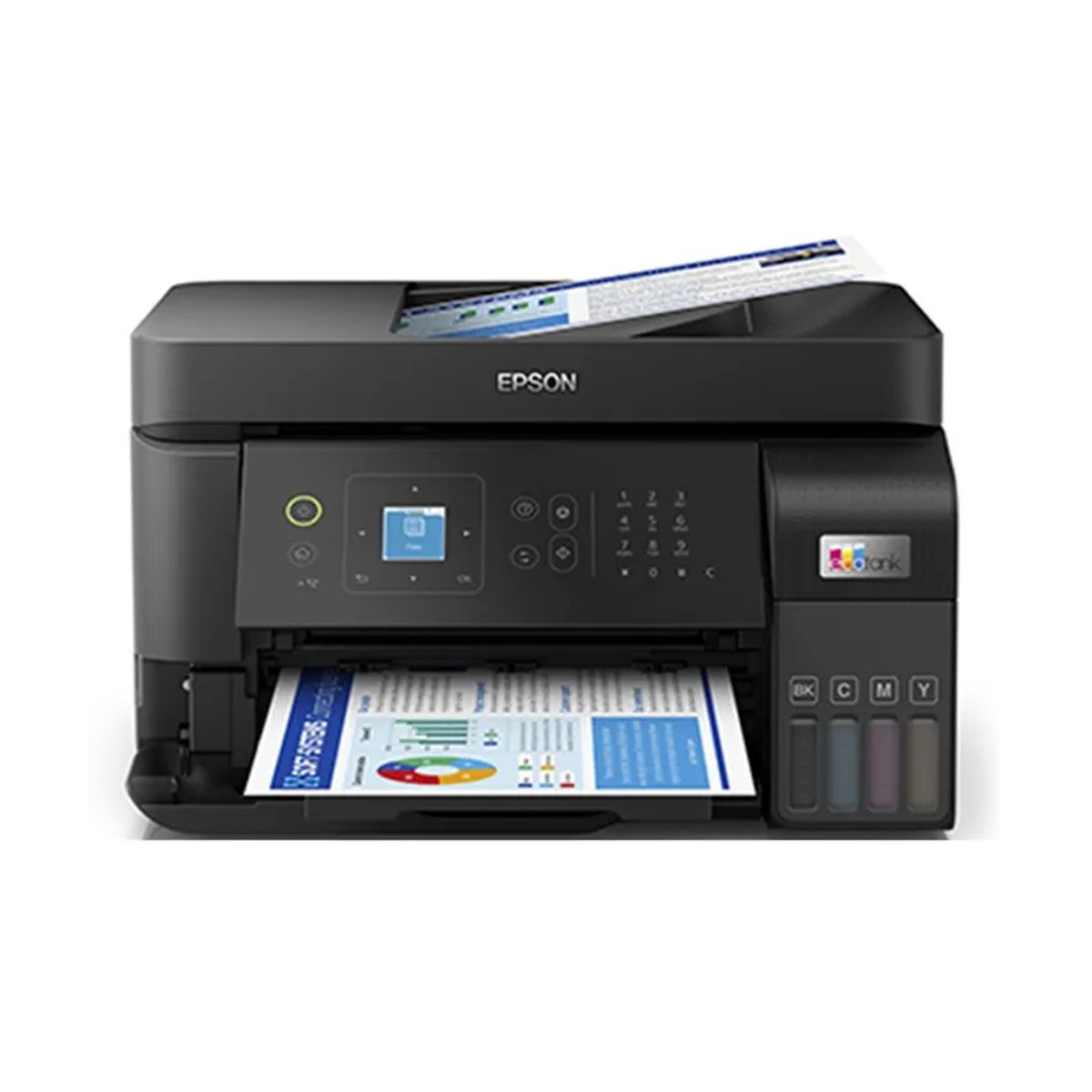 EPSON - Impresora Multifuncional Epson Ecotank L5590 - Imprime Escanea Copia Y Fax - Conectivida